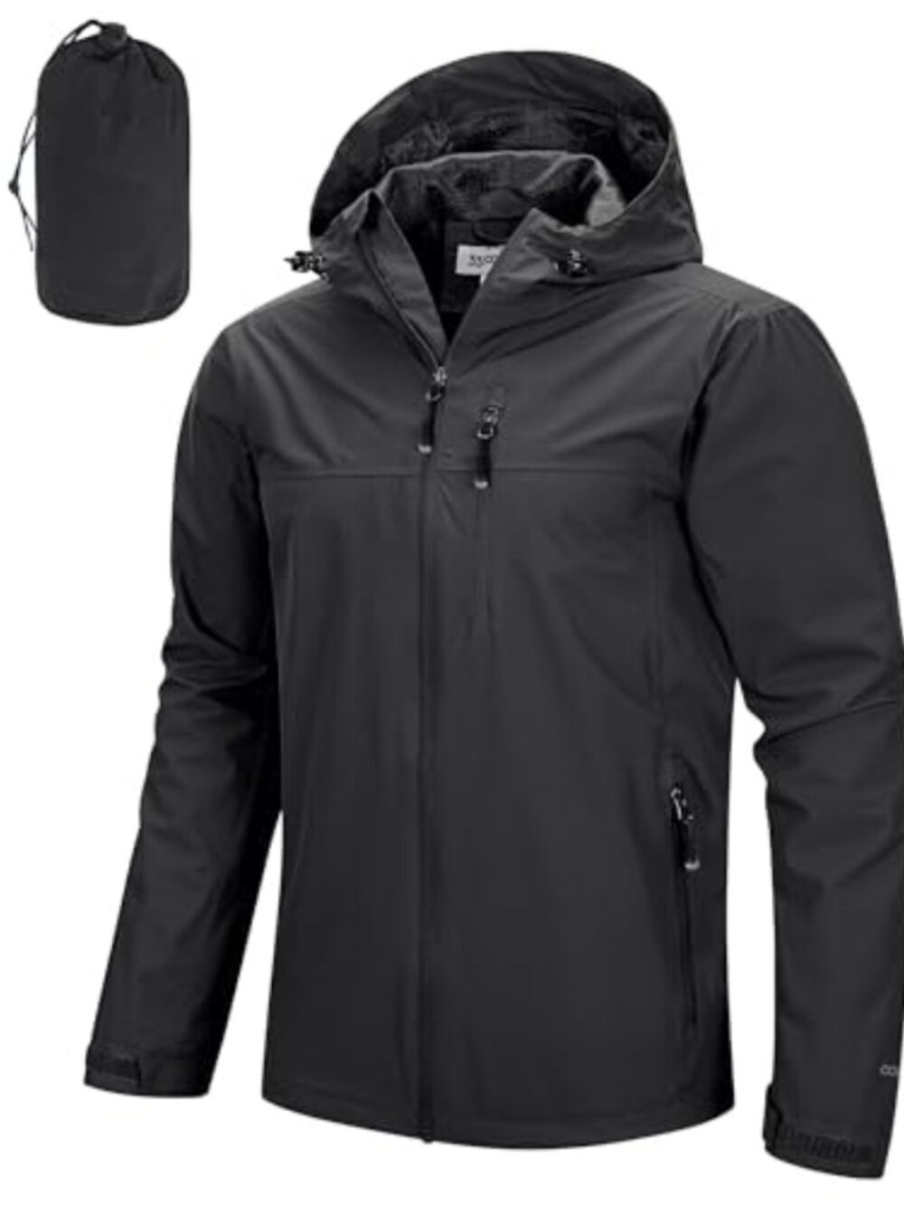 Men's Packable Waterproof Rain Jacket with Hood